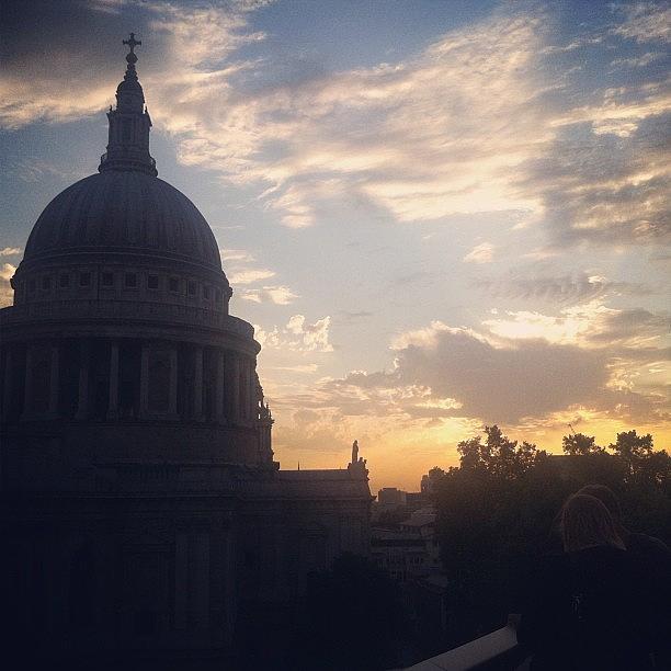 Madison Photograph - St Pauls Dusk by Liam Daly