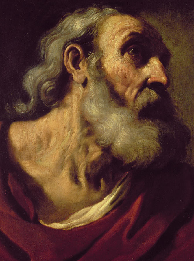 Guercino Painting - St. Peter by Guercino 