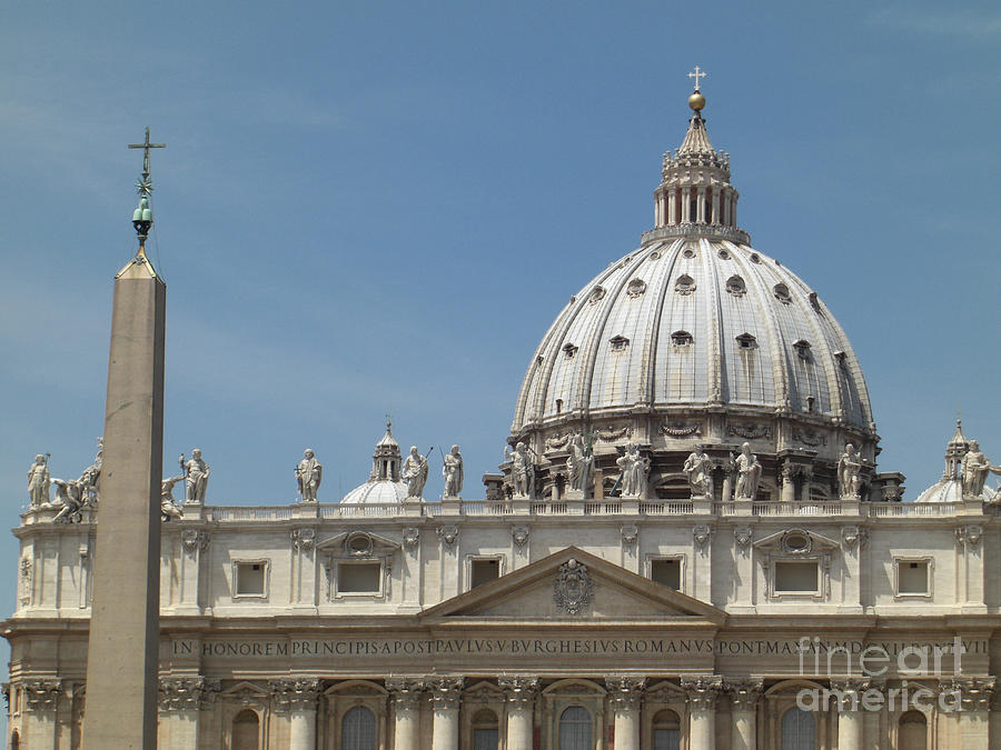 St. Peters Basilica Photograph by Deborah Smolinske