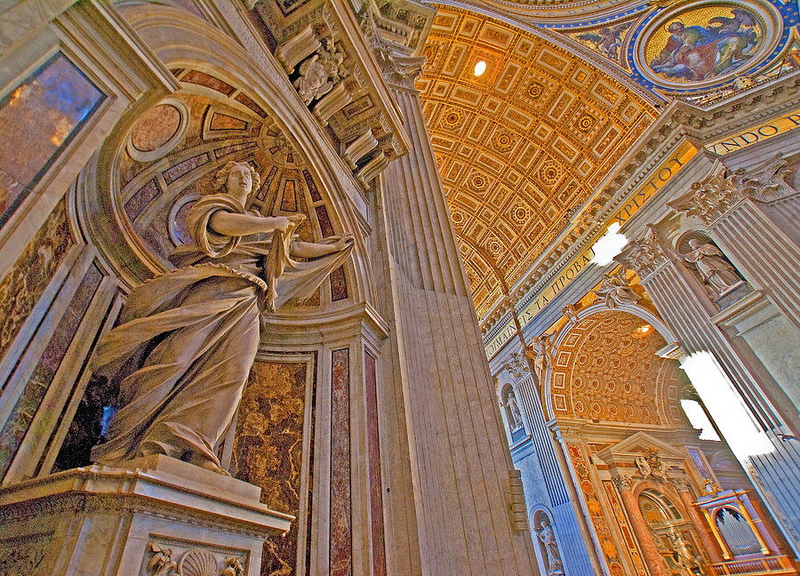 St. Peters Basilica Photograph by Dennis Cox