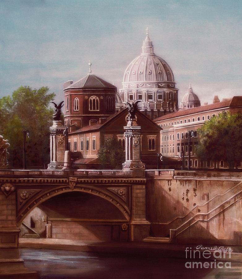 St Peter S Basilica Painting By Pamela Roehm Pixels   St Peters Basilica Pamela Roehm 