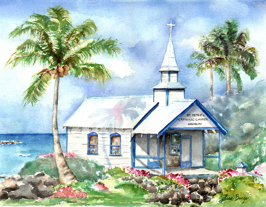 St. Peters Painting by Lisa Bunge