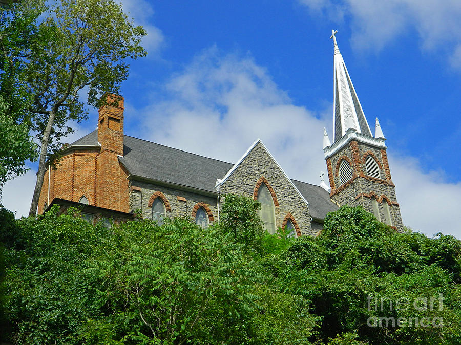 St. Peters Roman Catholic Church In Harpers Ferry Photograph by Emmy Vickers