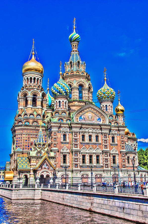 St Petersburg Church Photograph by Alex Hiemstra