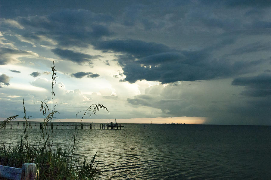 Seascape Photograph - St. Petersburg On The Horizon by Norman Johnson Seascape Photograph - St. Petersburg On The Horizon by Norman Johnson