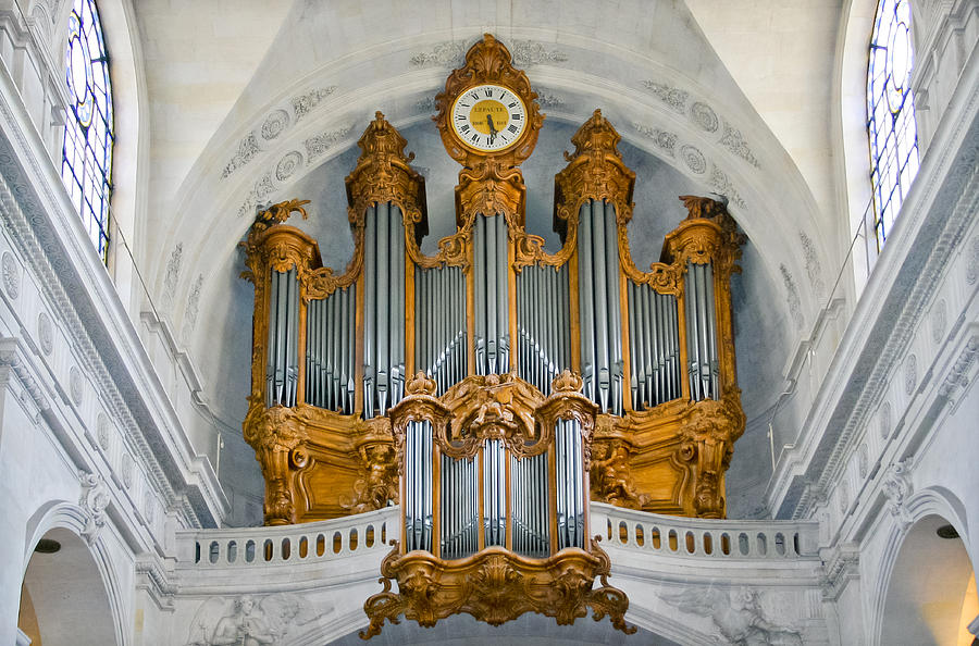 Paris Photograph - St Roch organ in Paris by Jenny Setchell