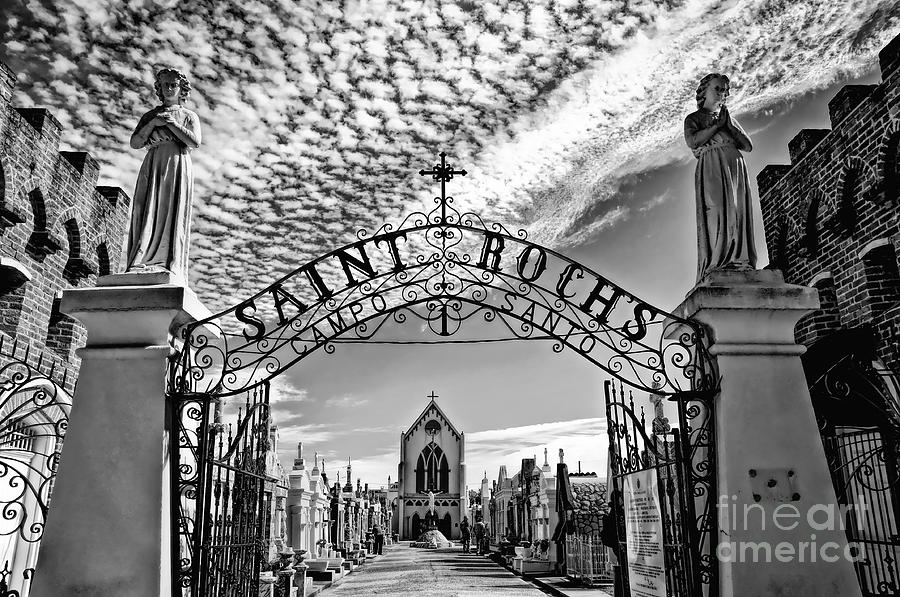 St Rochs Cemetery on All Saints Day New Orleans Photograph by Kathleen K Parker
