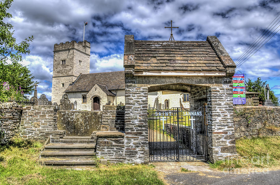 Architecture Photograph - St Sannans Church Bedwellty 4 by Steve Purnell