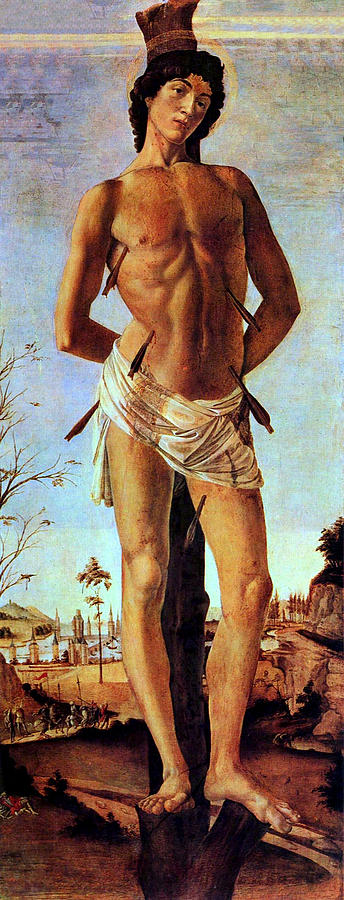 St. Sebastian Painting by Sandro Botticelli
