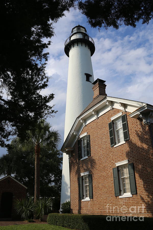 St. Simons Island Lighthouse Photograph by Marty Fancy