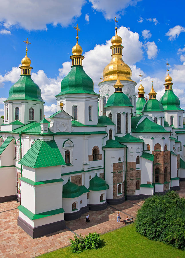 St. Sophia in Kiev Photograph by Dennis Cox