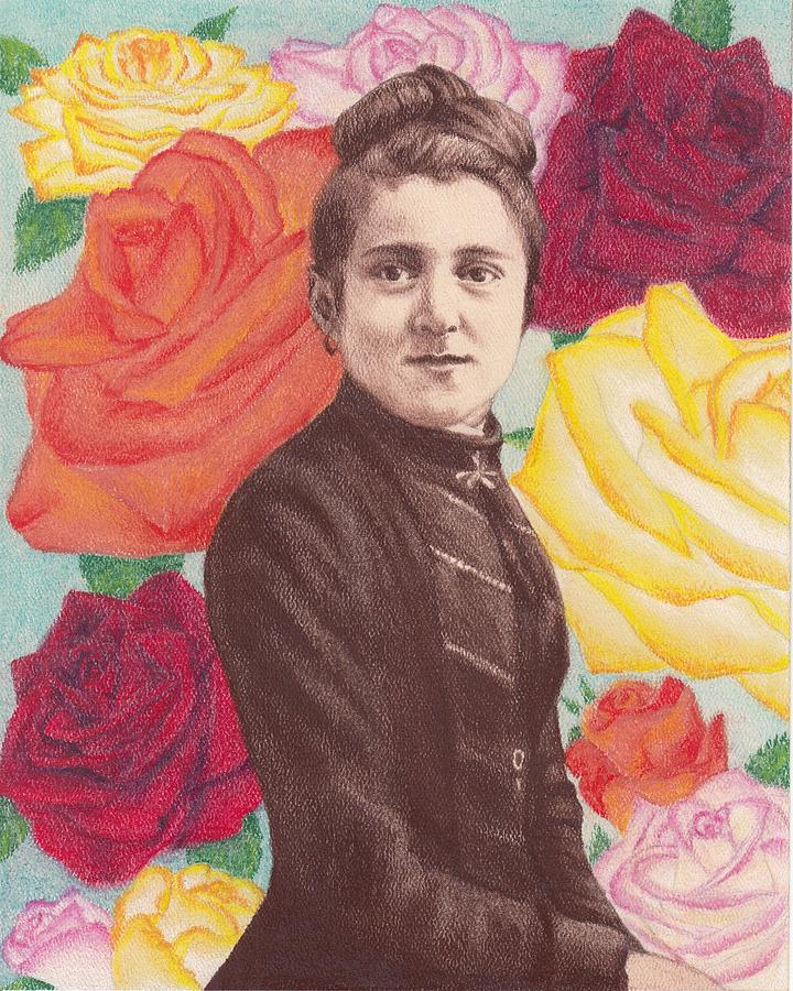 St. Therese of Lisieux Drawing by Darcie Cristello Fine Art America