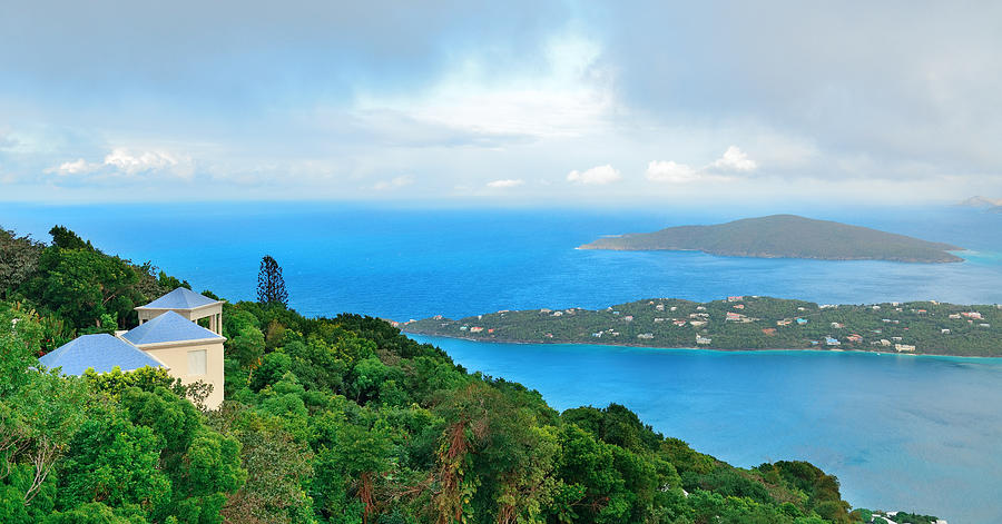 St Thomas panorama mountain view Photograph by Songquan Deng