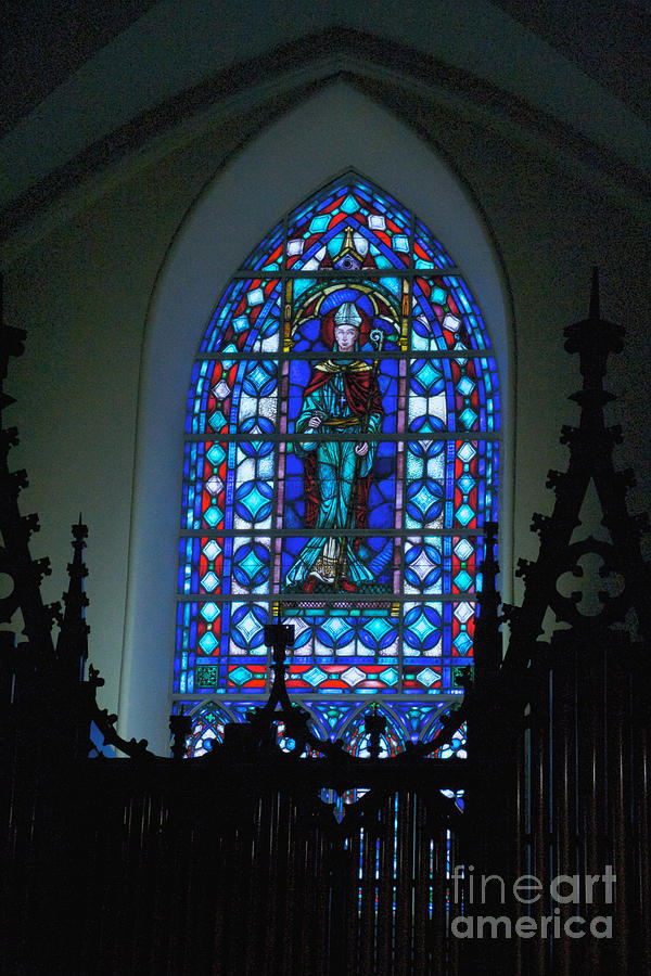 St Thomas Stained Glass Photograph by William Norton