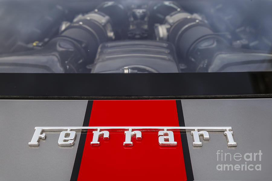 Ferrari Engine Photograph by Dennis Hedberg