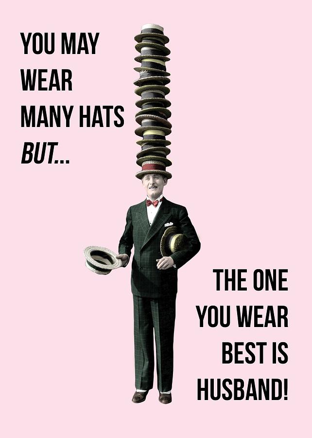 Stack Of Hats Greeting Card Photograph by Everett