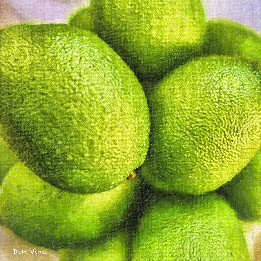 Stack of Limes  dp Photograph by Don Vine