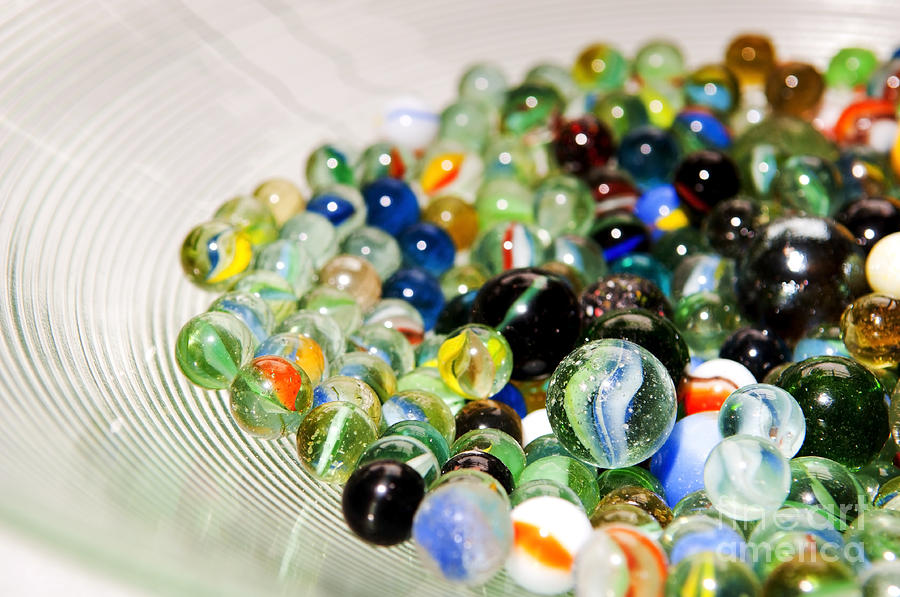 Stack Of Marbles Photograph