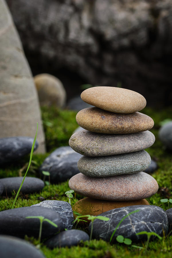 Stacked Stones B3 Photograph by Marco Oliveira