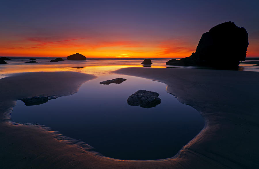 Beach Photograph - Stacks and Stones by Michael Dawson