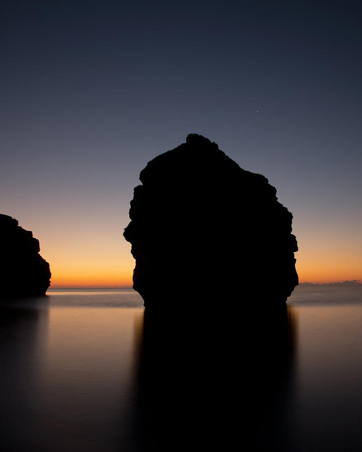 Stacks at Dawn in Ladram Bay Photograph by Pete Hemington