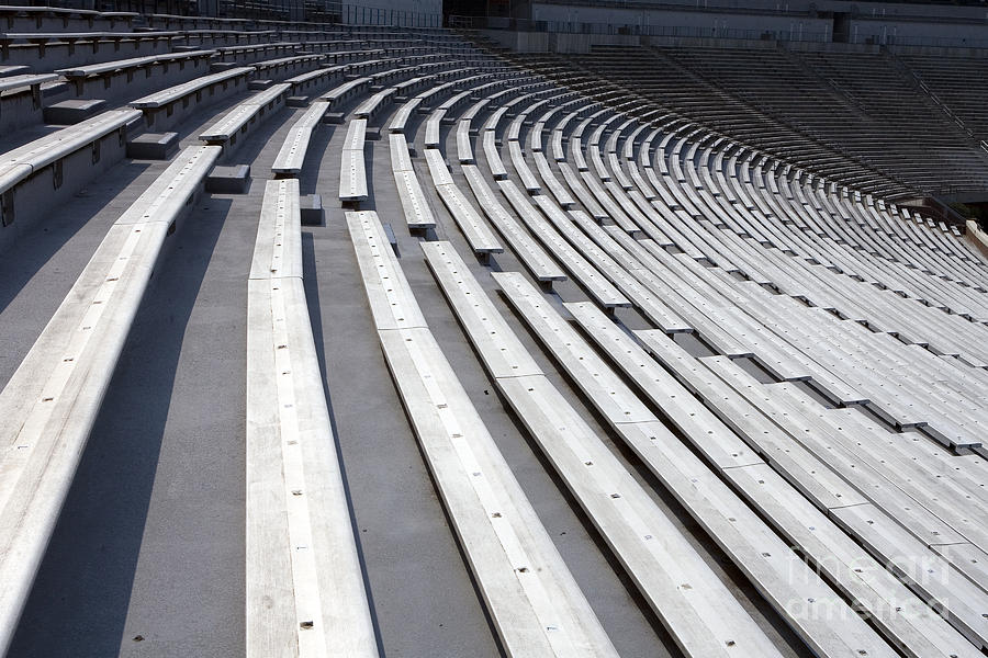 Stadium Bleachers Photograph by Jason O Watson | Fine Art America