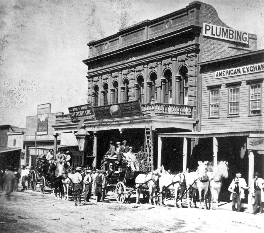 Stagecoach, C1866 Photograph by Granger - Pixels