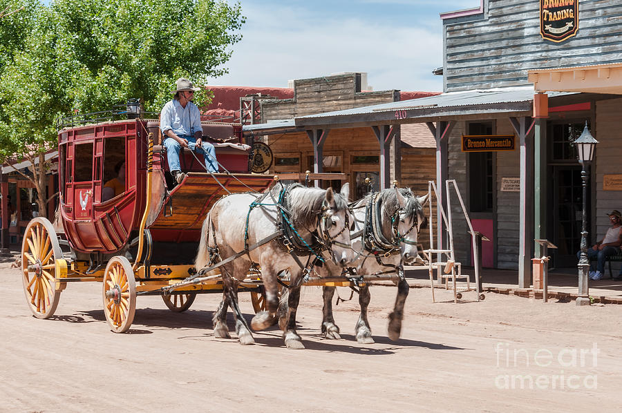 Stagecoach Ride 2 Photograph by Al Andersen