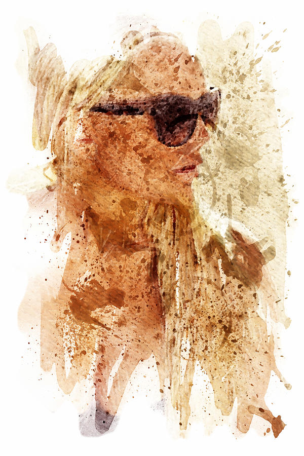 Stained Blonde Digital Art by Andrea Barbieri