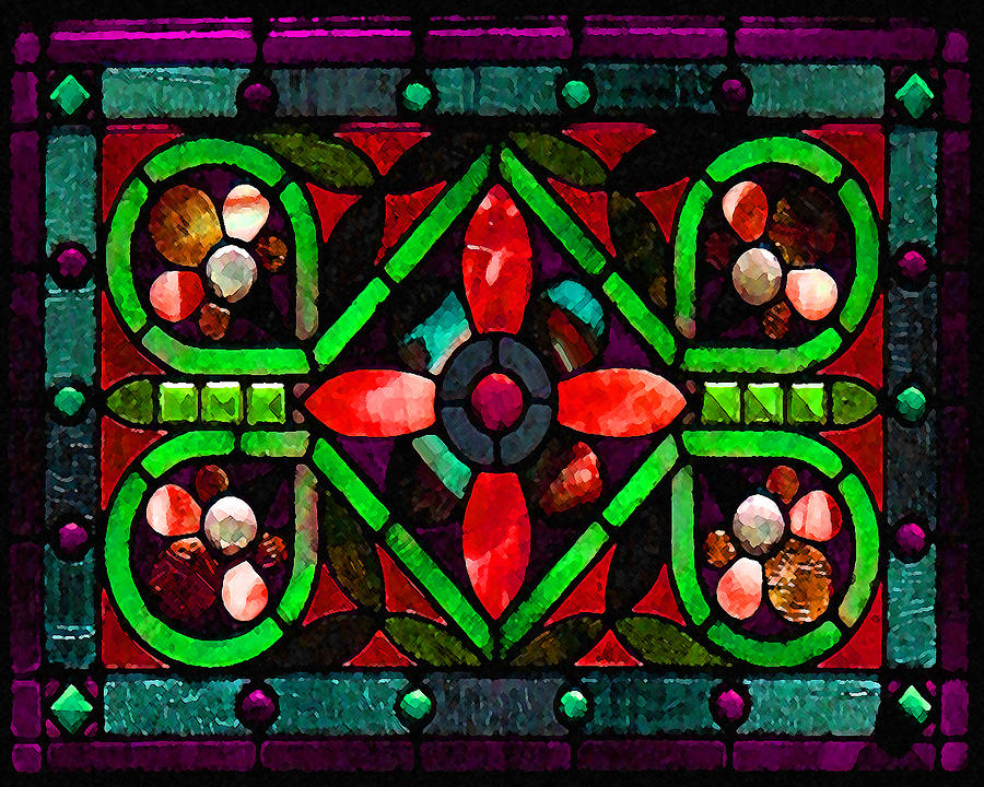 Stained Glass 2 Photograph by Timothy Bulone