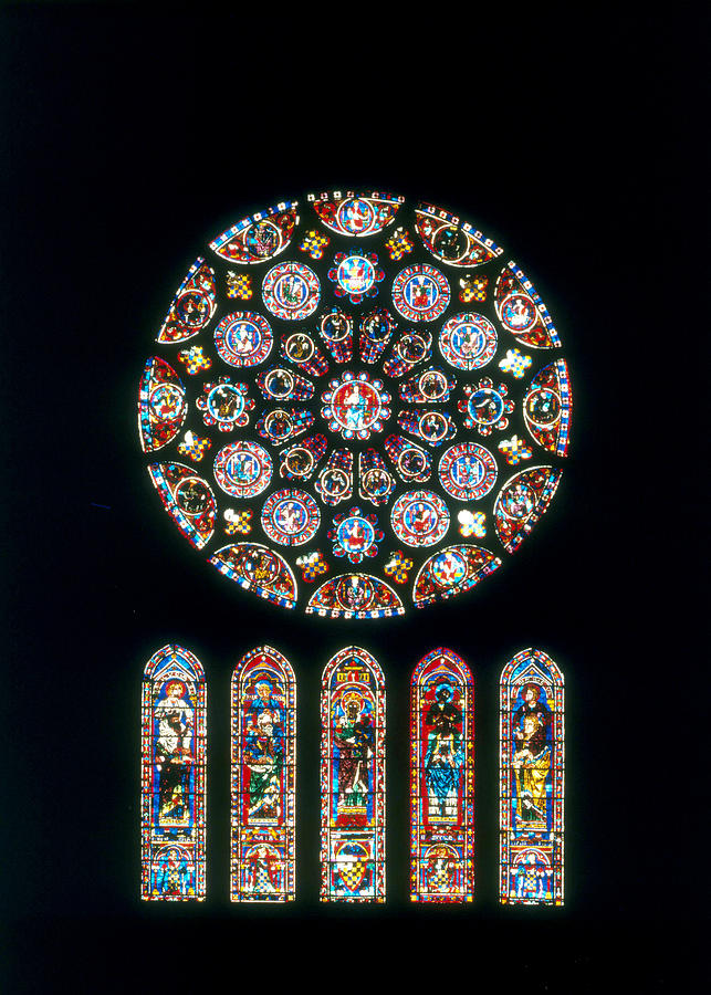 Stained Glass Photograph by Allyn Baum