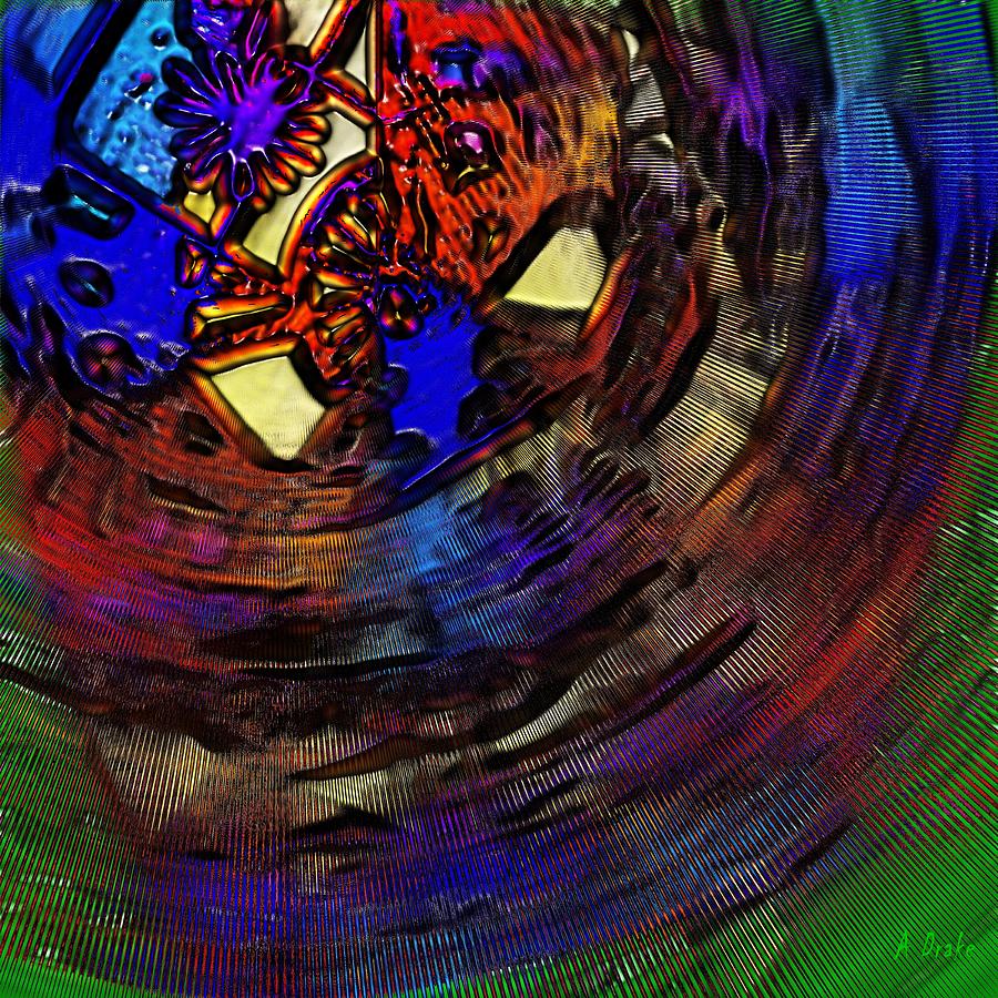 Stained Glass Dream Abstract Digital Art by Alec Drake