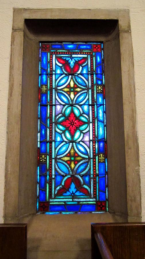 Stained Glass in Redeemer Lutheran Photograph by Cynthia  Clark