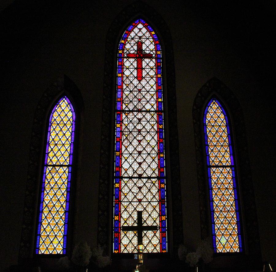 Stained Glass in the Church Photograph by Laurie Tracy - Fine Art America