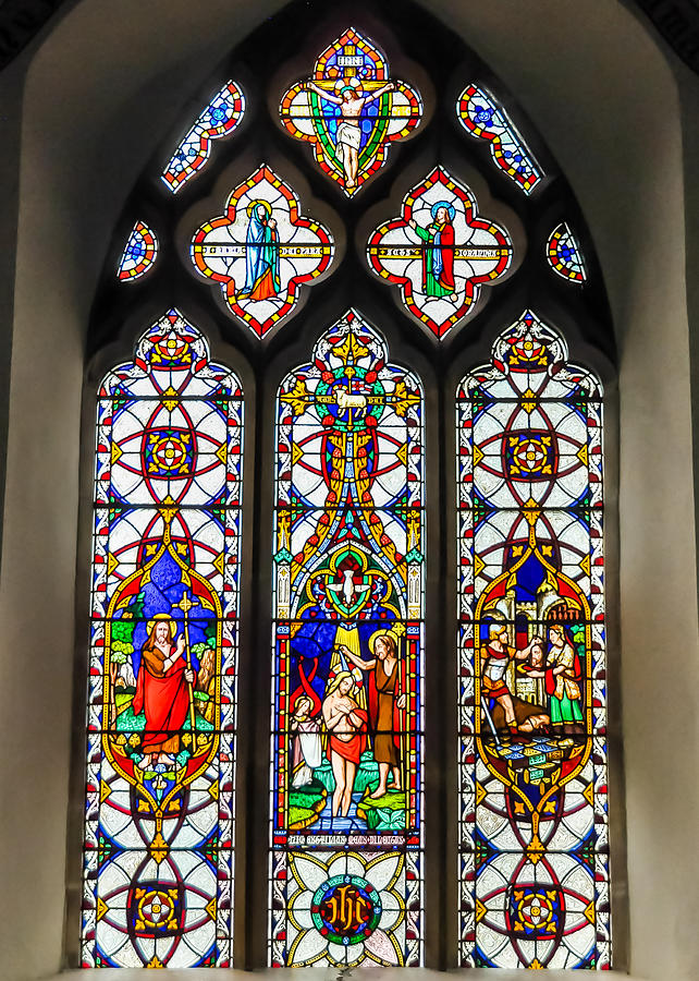 Stained Glass Religion Photograph By Les Lovett - Fine Art America