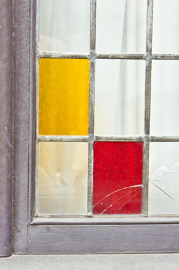 Abstract Photograph - Stained glass by Tom Gowanlock