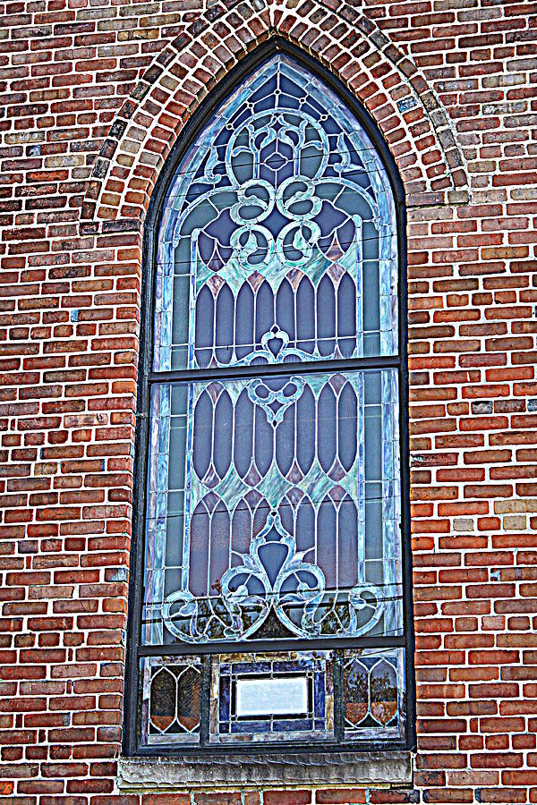 Stained Glass Window Photograph by Carolyn Ricks