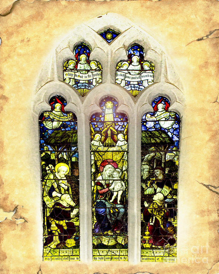 Stained Glass Window Photograph by Linsey Williams