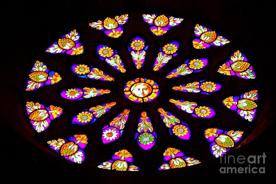 Stained Glass Window Photograph by Nicola Fiscarelli