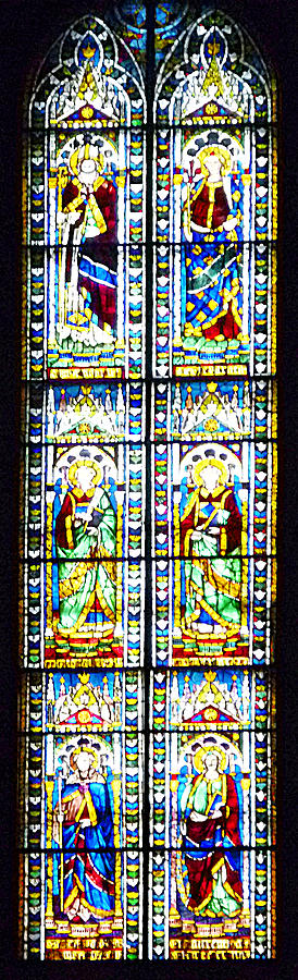 Stained Glass Window Of Duomo Santa Maria Del Fiore Photograph by Irina Sztukowski