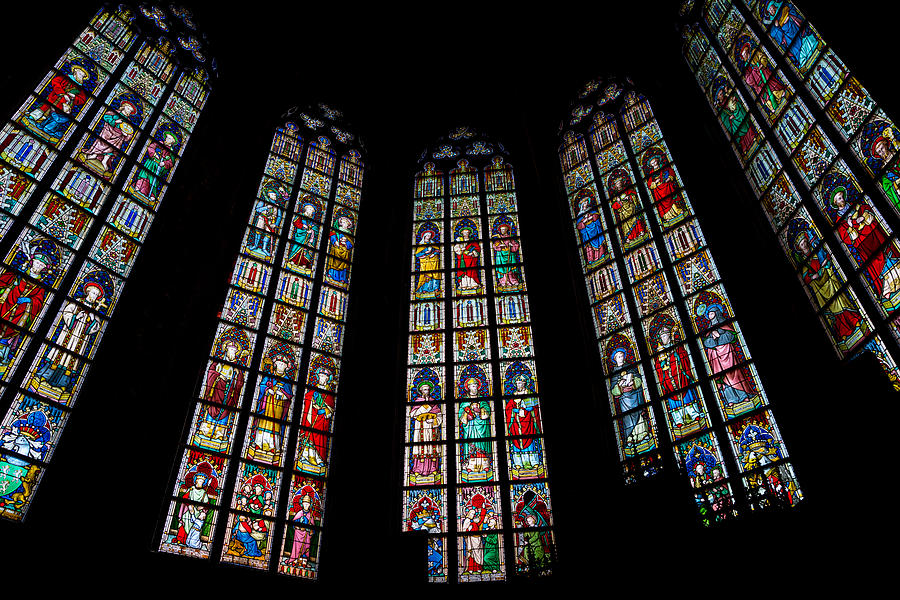 Stained Glass Windows Photograph