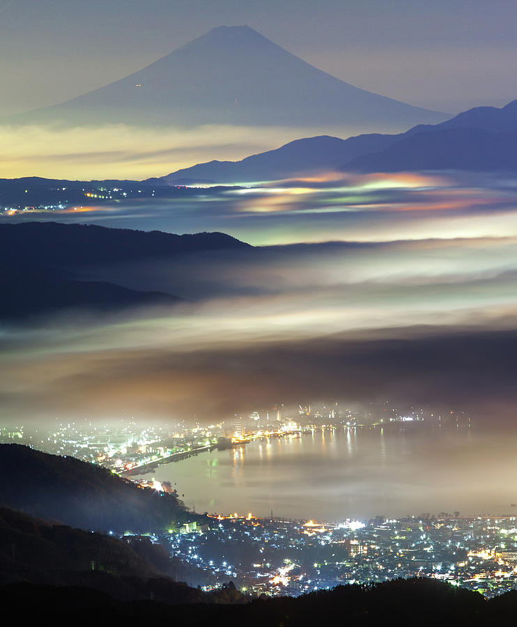 Landscape Photograph - Staining Sea Of Clouds by Hisashi Kitahara