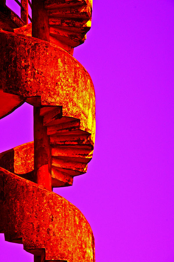 Staircase abstract Photograph by Dennis Cox