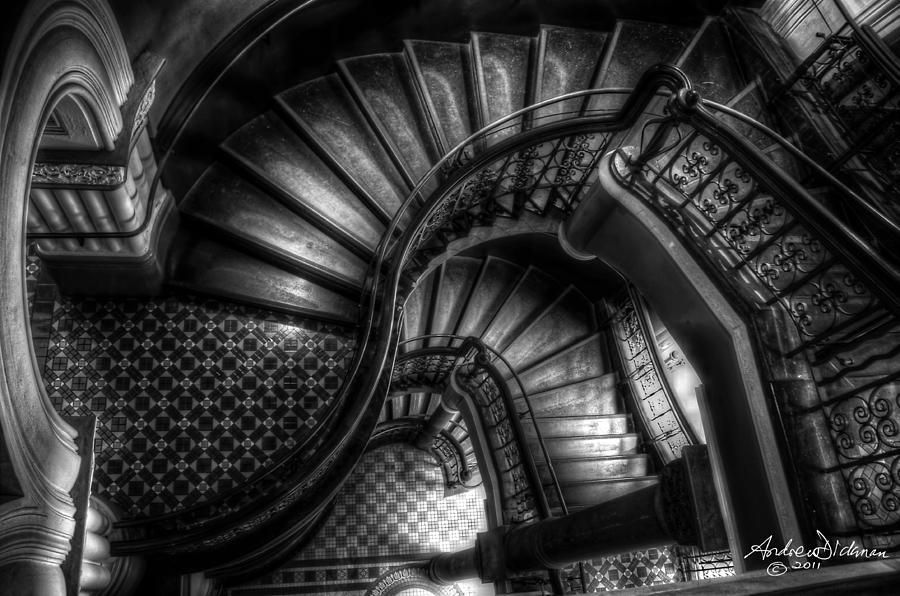 Spiral Staircase Photograph by Andrew Dickman