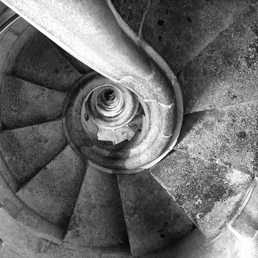 Staircase at Sagrada Familia Photograph by Dominic Piperata