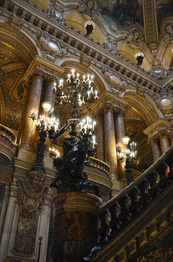 Staircase in Opera Garnier - Paris Photograph by RicardMN Photography
