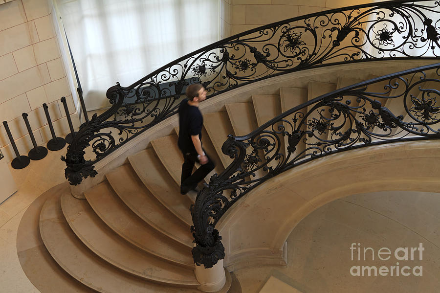 Paris Photograph - Staircase in the Petit Palais Museum in Paris by Louise Heusinkveld
