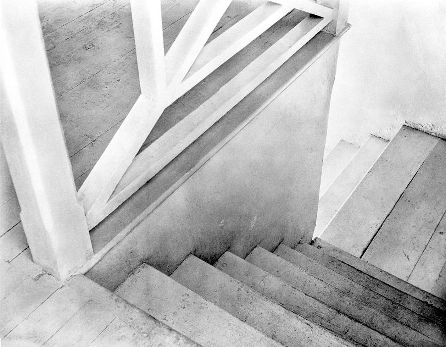 Architecture Photograph - Staircase, Mexico City, C.1924 by Tina Modotti