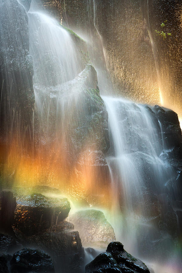 Waterfall Photograph - Staircase of Light by Chris Moore