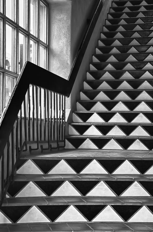 Staircase Santa Fe New Mexico Photograph by Ron White